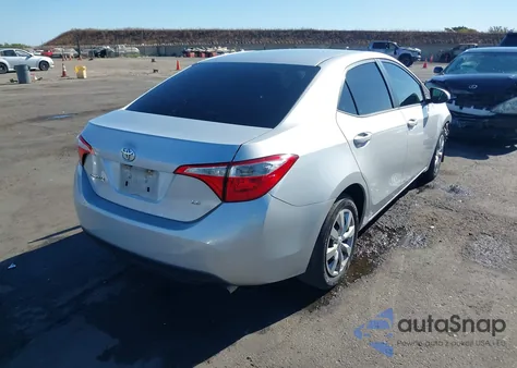 2014 Toyota Corolla Le from USA, damaged, VIN 5YFBURHE3EP148285